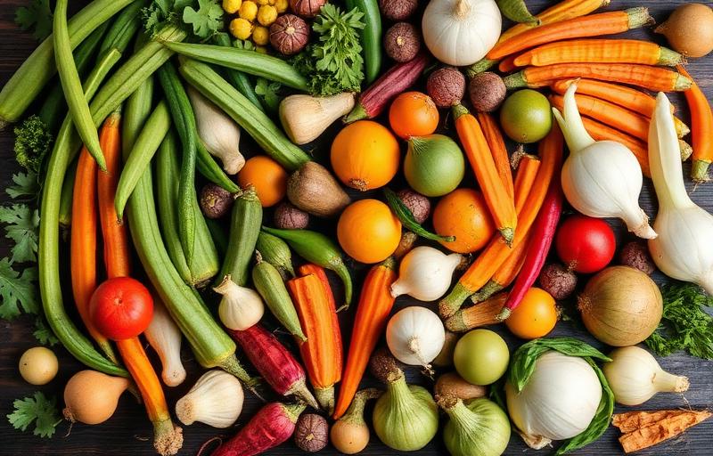 Verduras exóticas